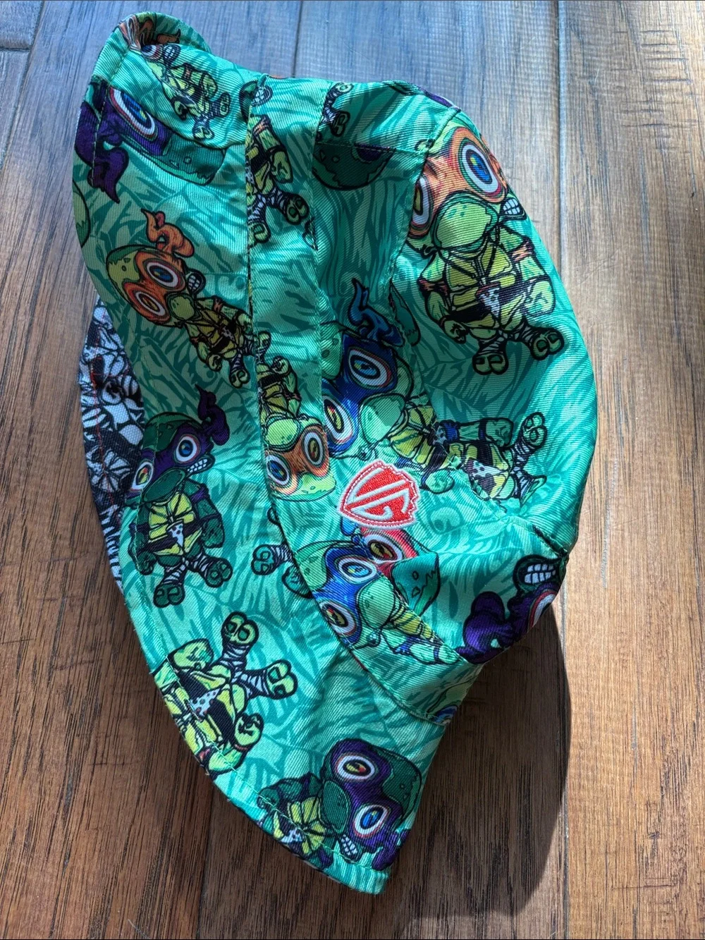 Vincent Gordon Ninja Turtles Kids Green Cartoon Turtle Bucket Hat